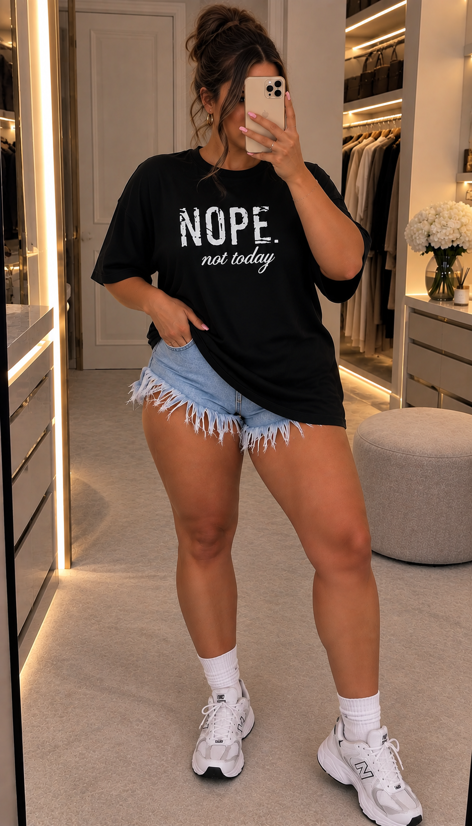 " NOPE" Oversized T-Shirt