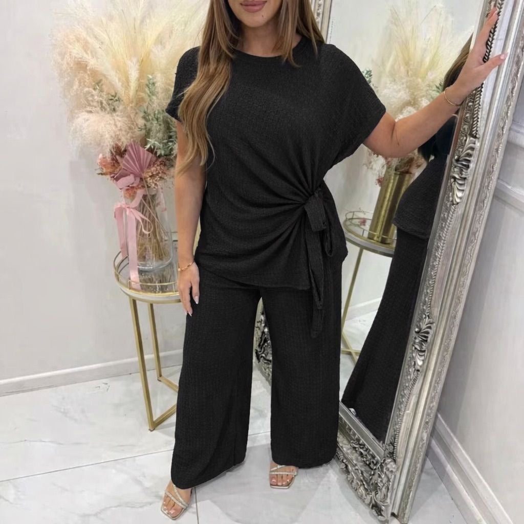 Maria Side Tie Two Piece Co Ord Set