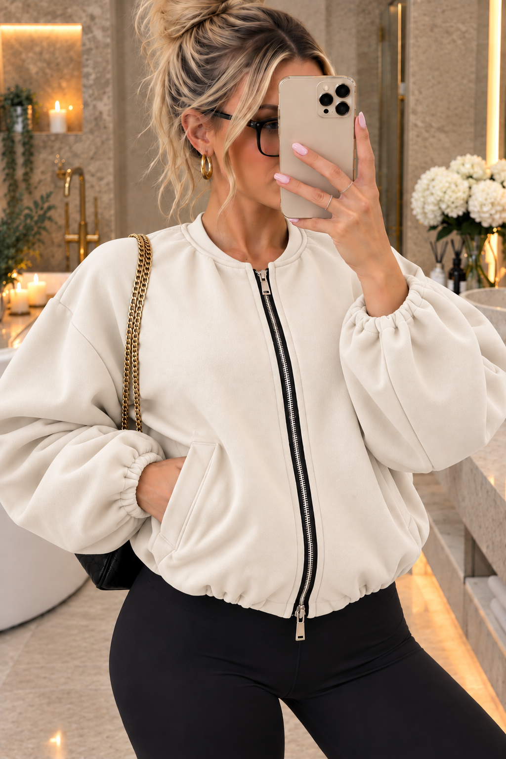 The Kubby Zipped Bomber Jacket