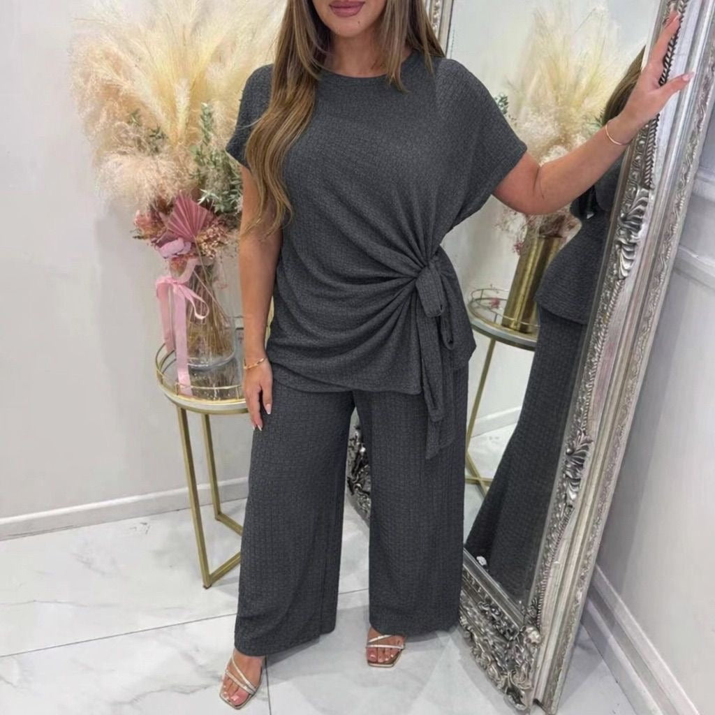 Maria Side Tie Two Piece Co Ord Set
