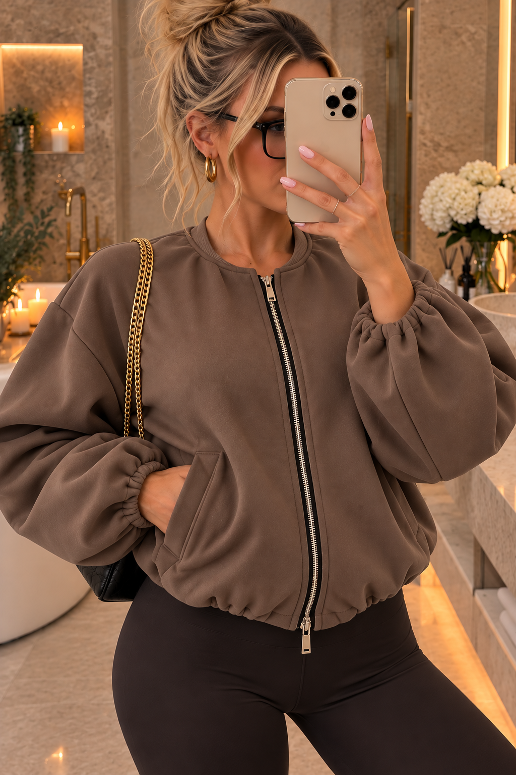The Kubby Zipped Bomber Jacket