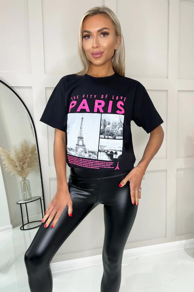 " CITY OF PARIS " Oversized T-Shirt