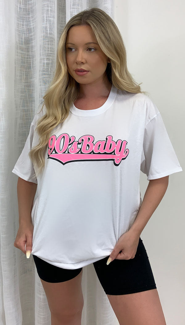 90s Baby Oversized Tshirt Top