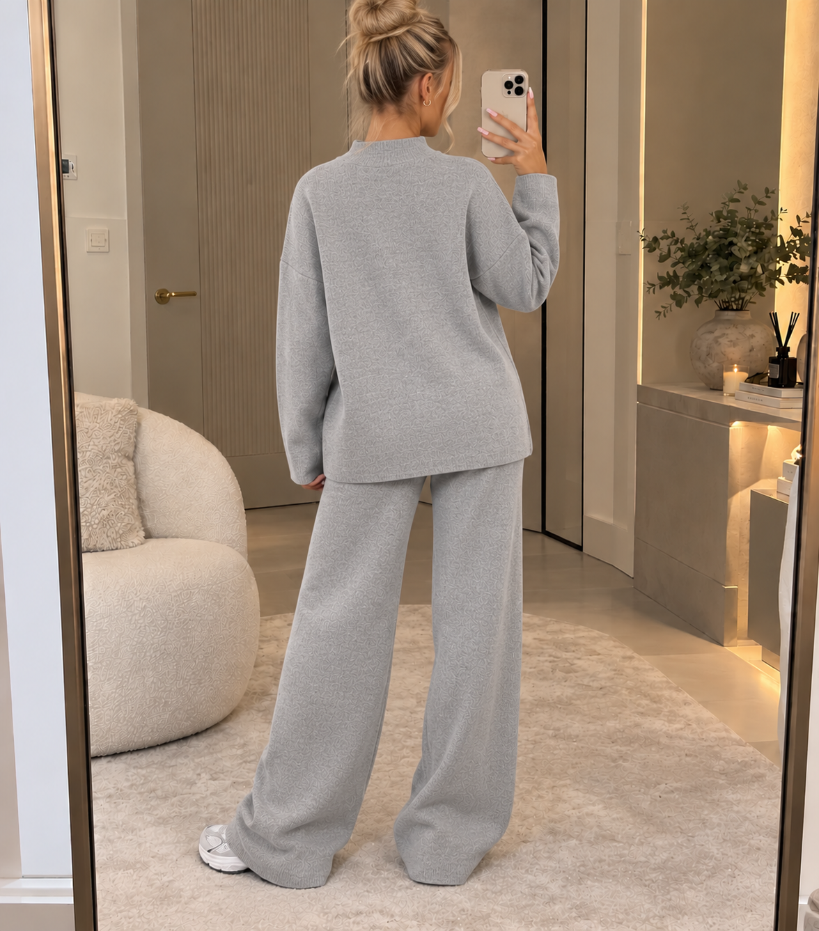 Logo Knitted Two Piece Co Ord Set
