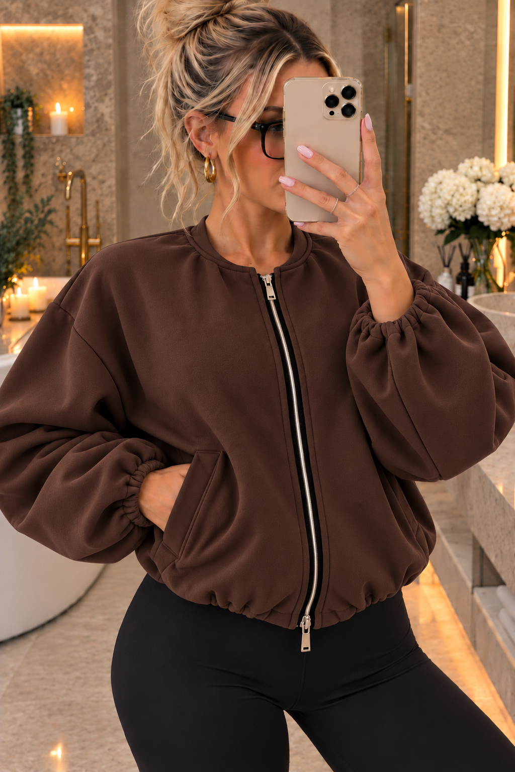 The Kubby Zipped Bomber Jacket