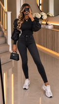 Long Sleeved Balloon Top