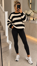 Striped Knitted Womens Jumper