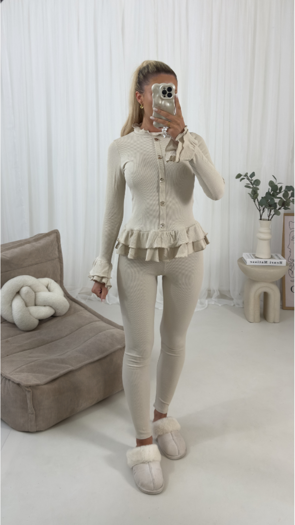 The Peplum Two Piece Lounge Set