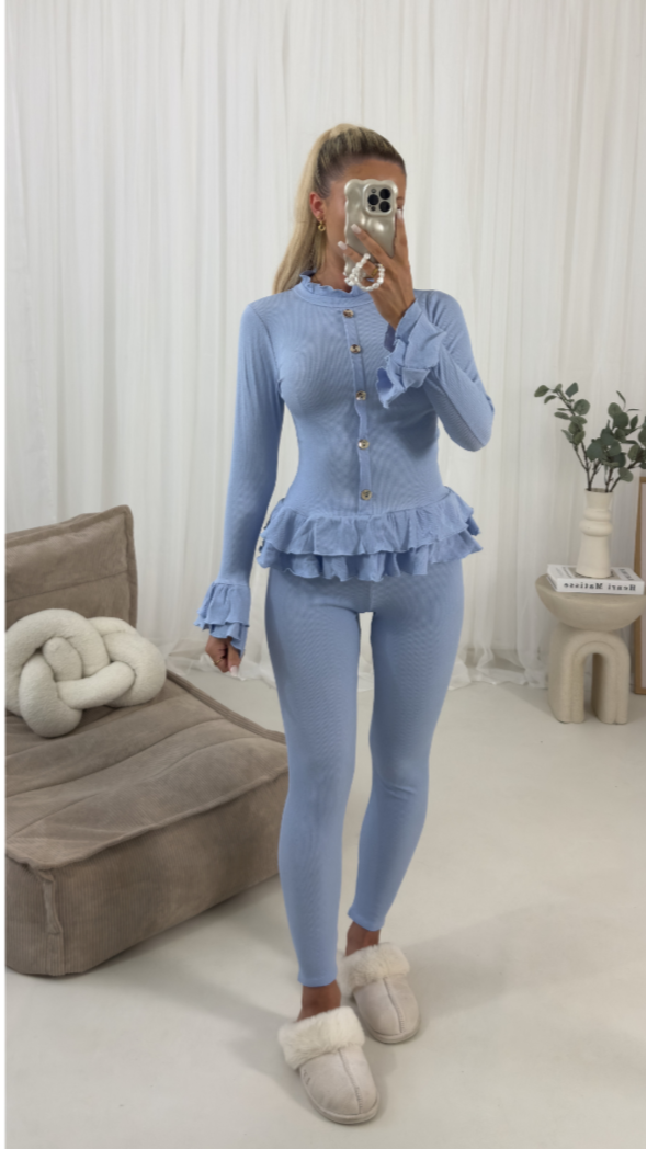 The Peplum Two Piece Lounge Set