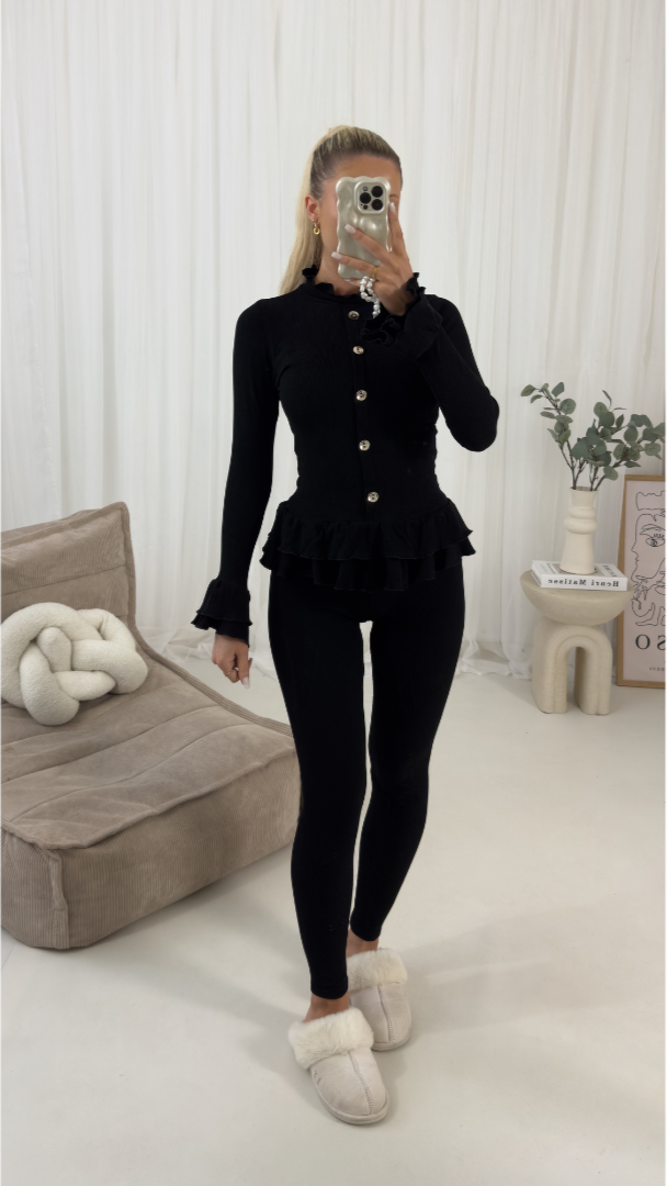 The Peplum Two Piece Lounge Set