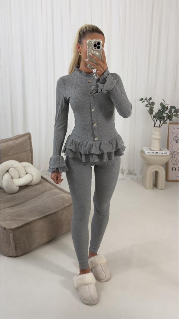 The Peplum Two Piece Lounge Set