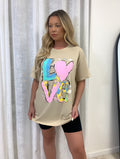 LOVE Splash Colour Tshirt
