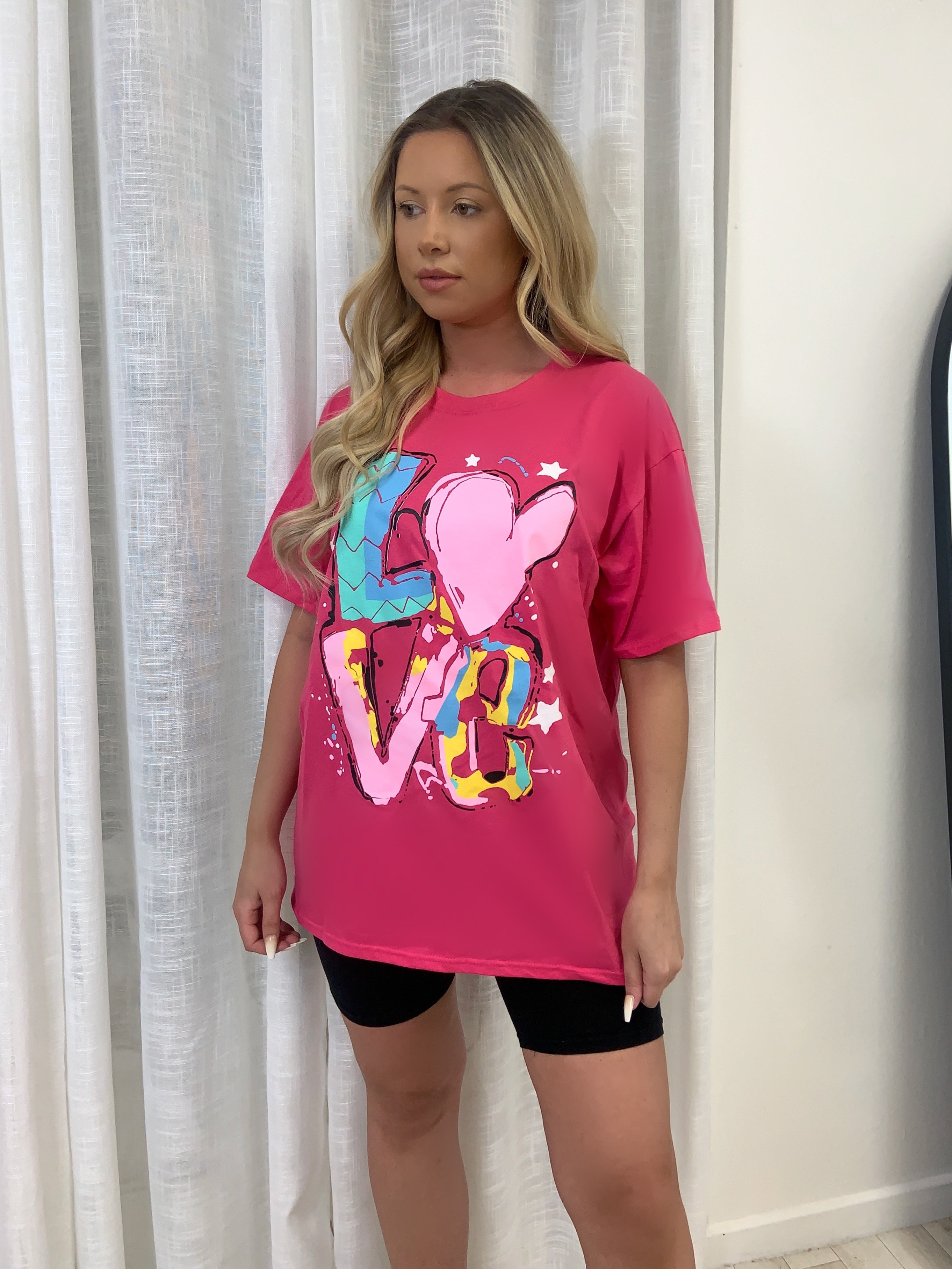 LOVE Splash Colour Tshirt