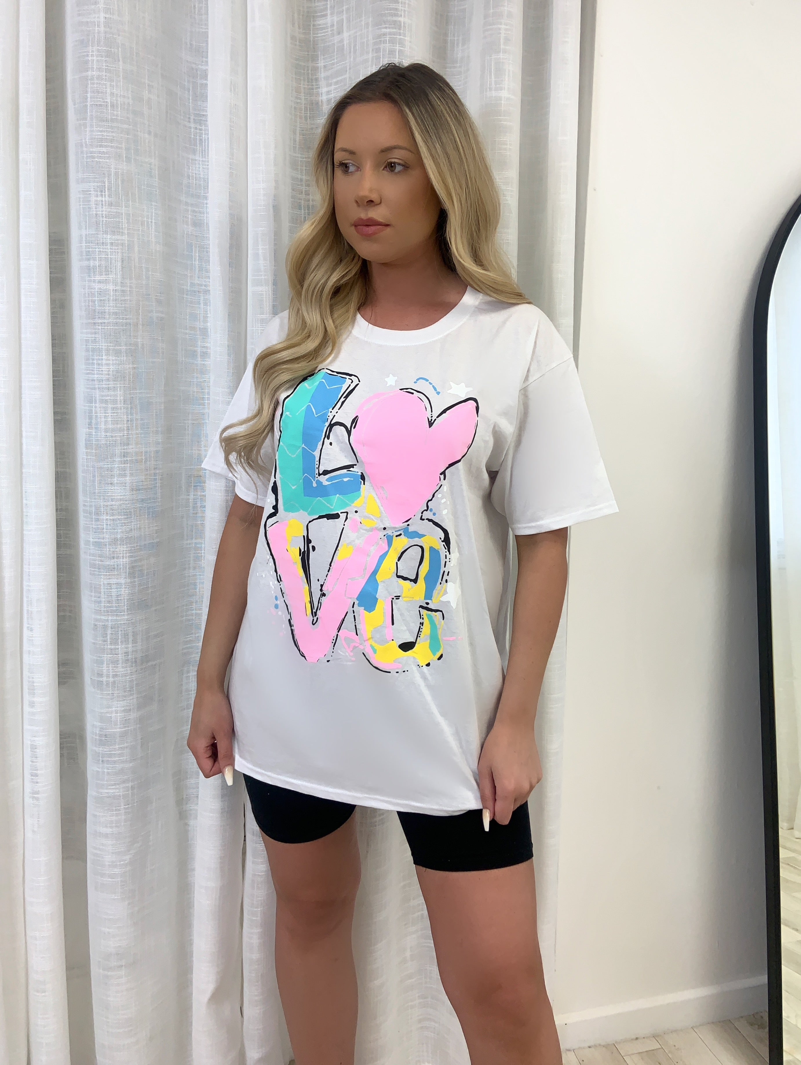 LOVE Splash Colour Tshirt