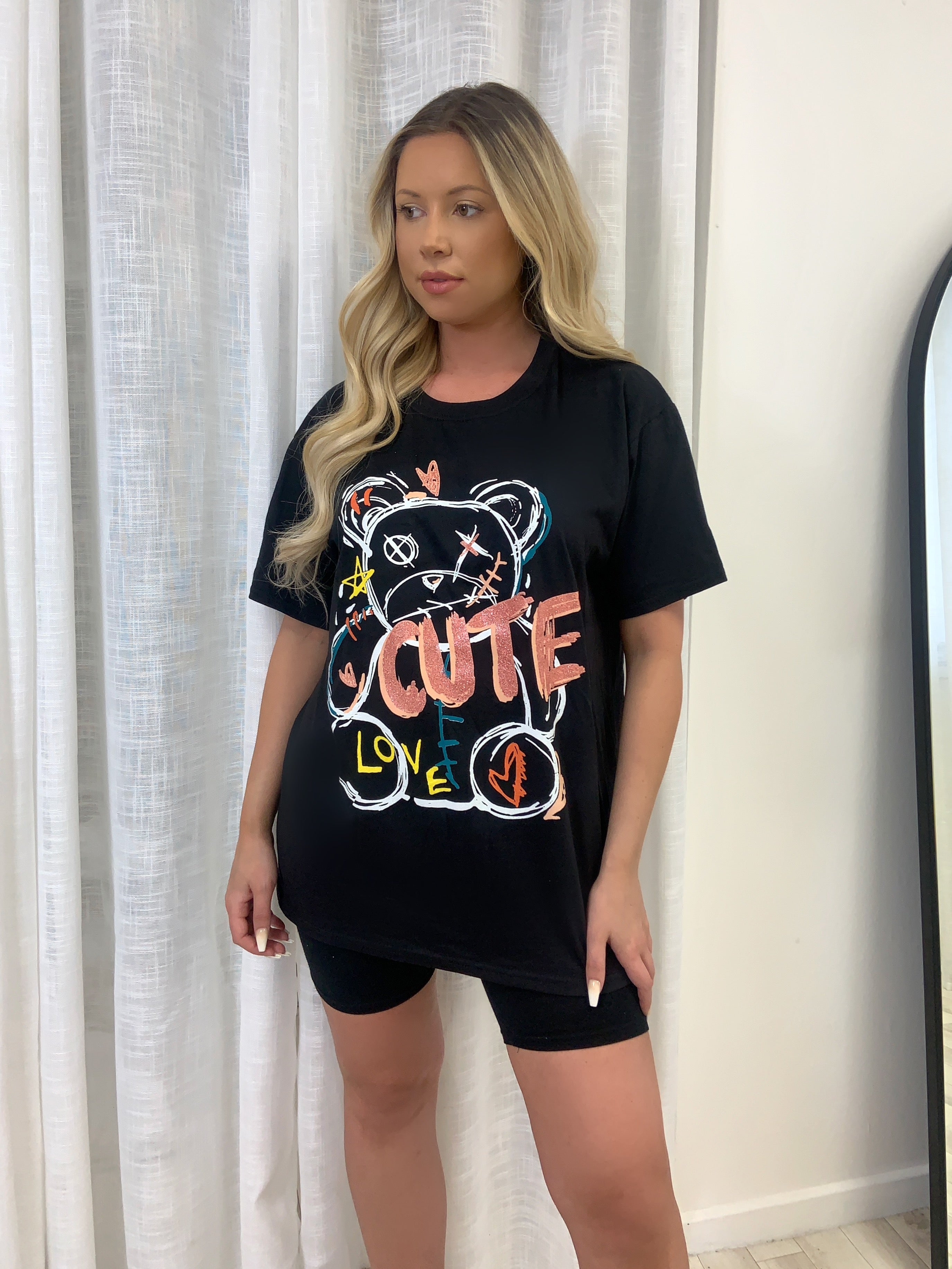 CUTE Teddy Graphic T-SHIRT