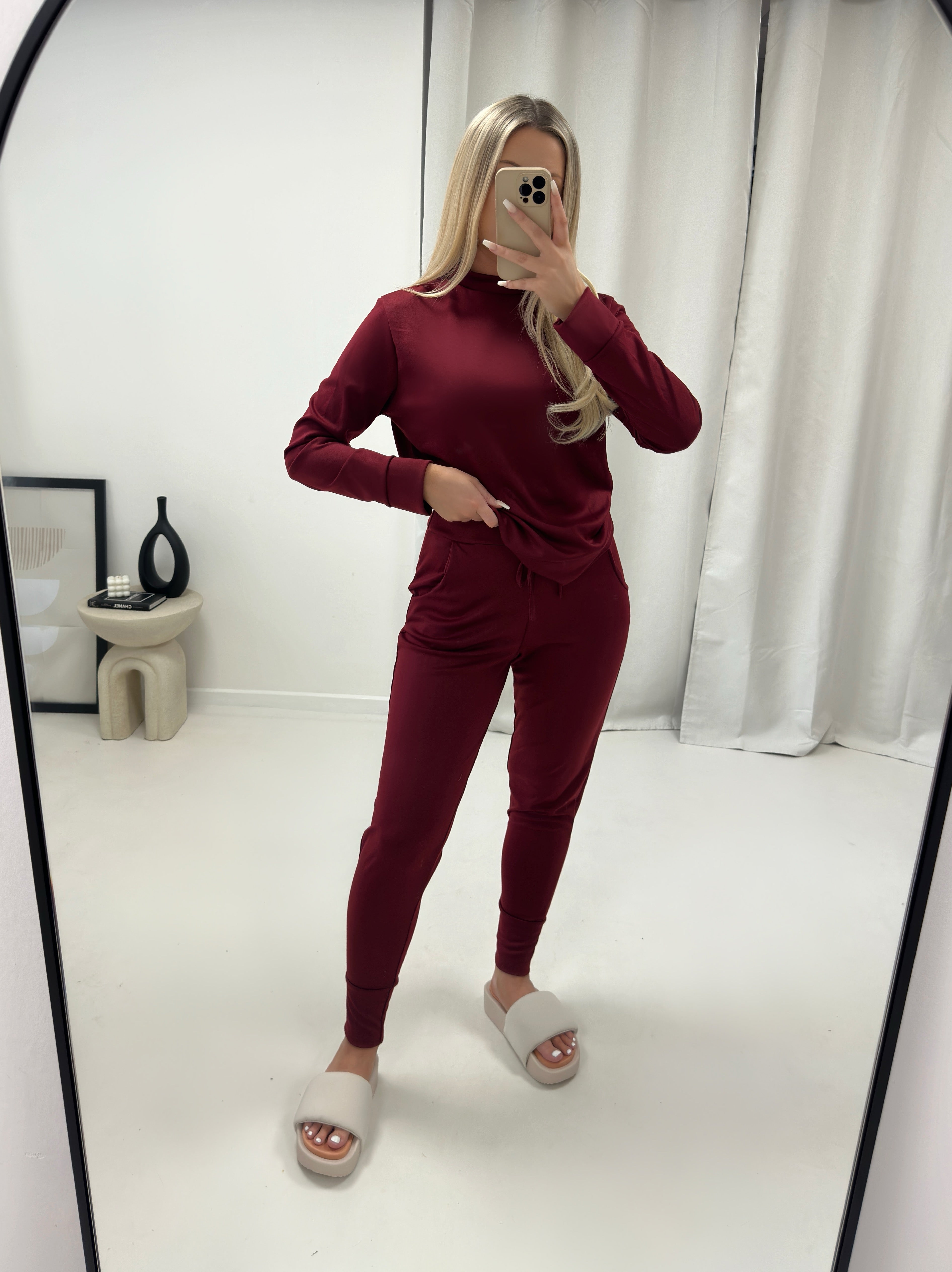 Alaia Long Sleeved Plain Loungesuit
