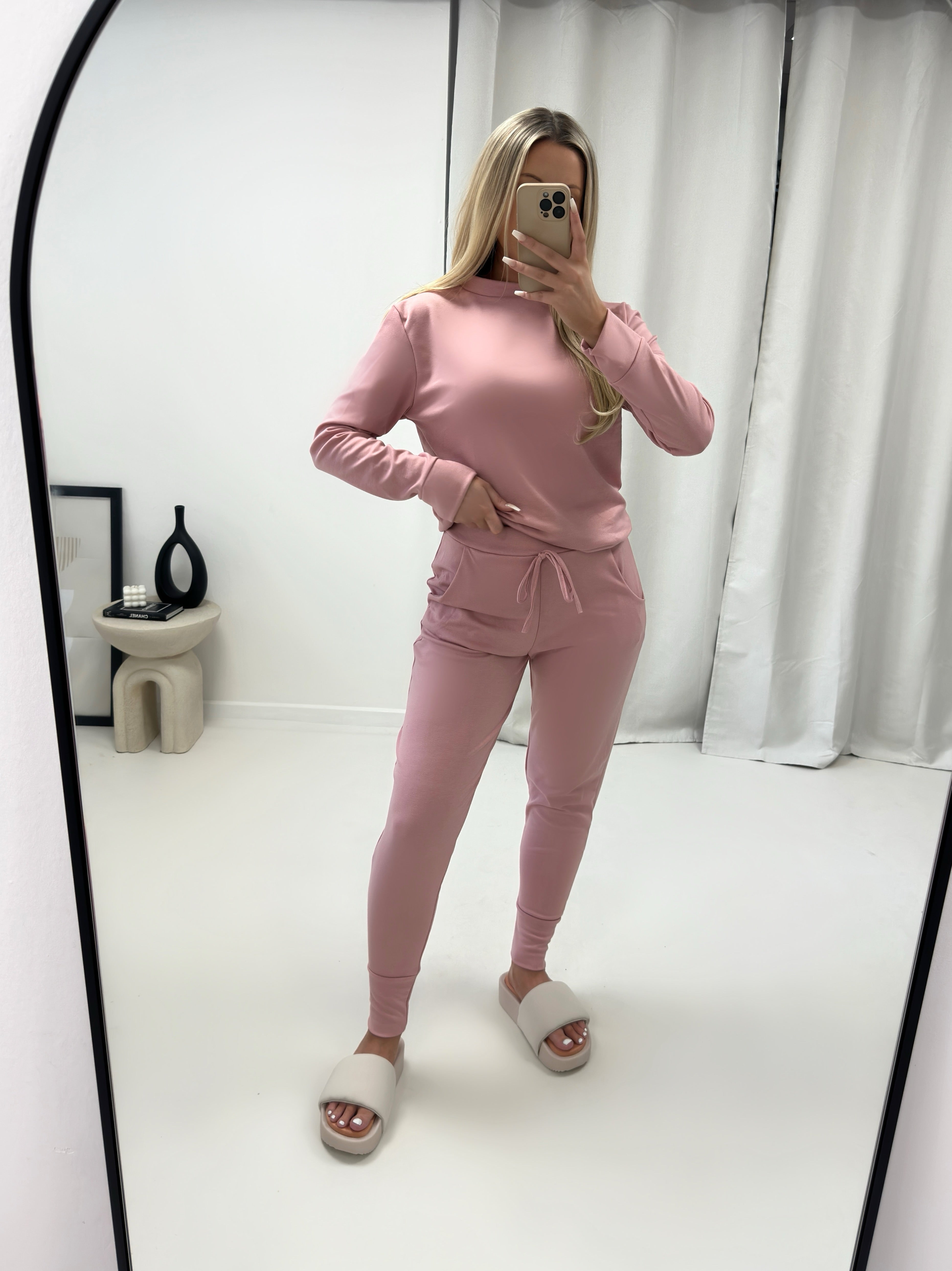 Alaia Long Sleeved Plain Loungesuit
