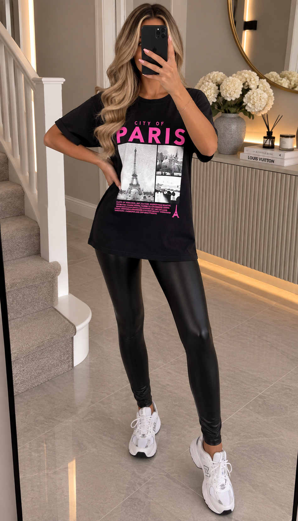 " CITY OF PARIS " Oversized T-Shirt