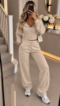 Alaia Zip Up Corset Lounge Set