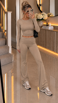 Mariah Double Layered Fold Over Two Piece Set