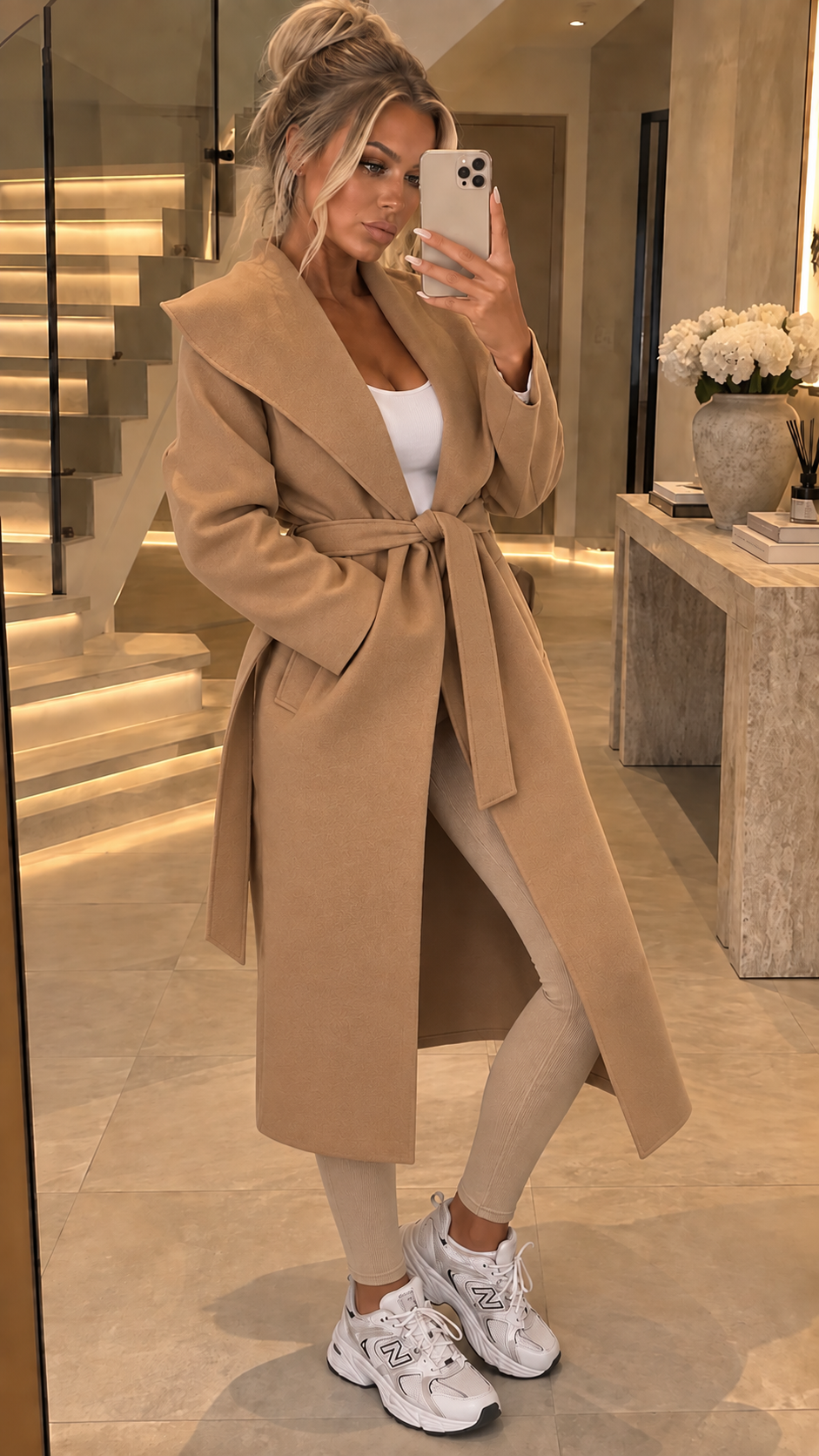 The Italian Waterfall Coat