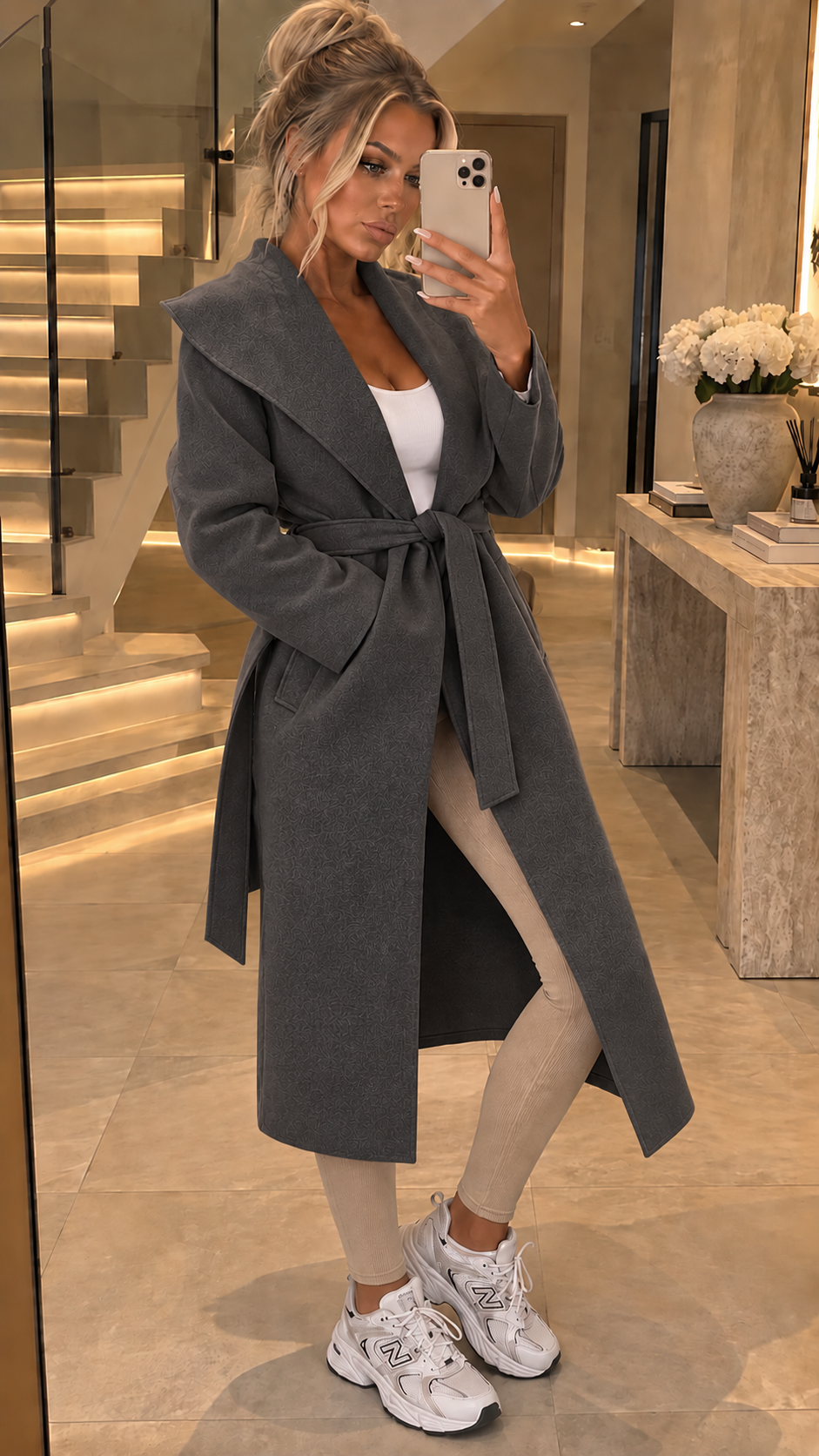 The Italian Waterfall Coat