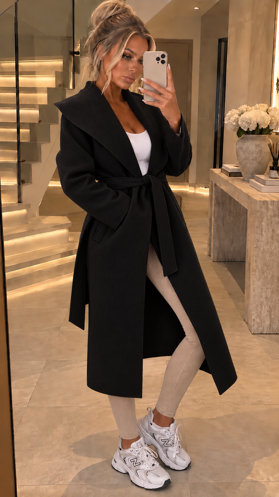 The Italian Waterfall Coat
