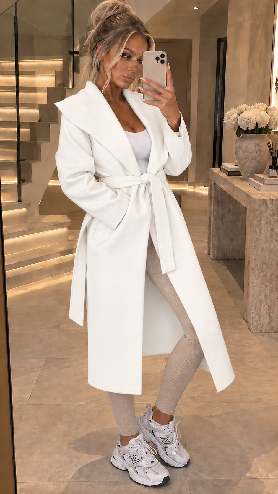 The Italian Waterfall Coat