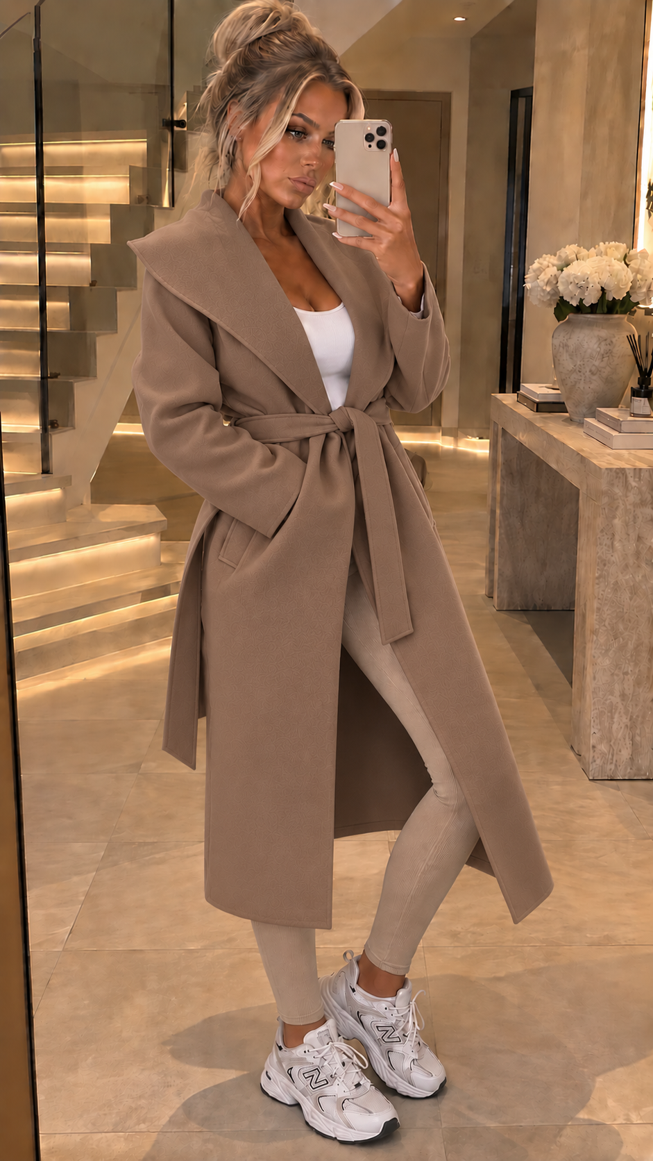The Italian Waterfall Coat