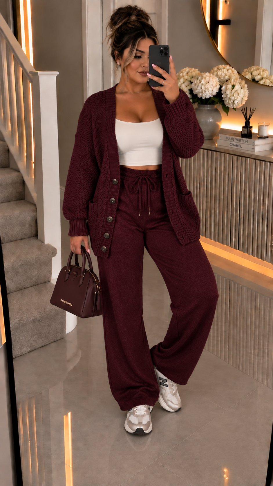 Chunky Boyfriend Grandad Button Cardigan
