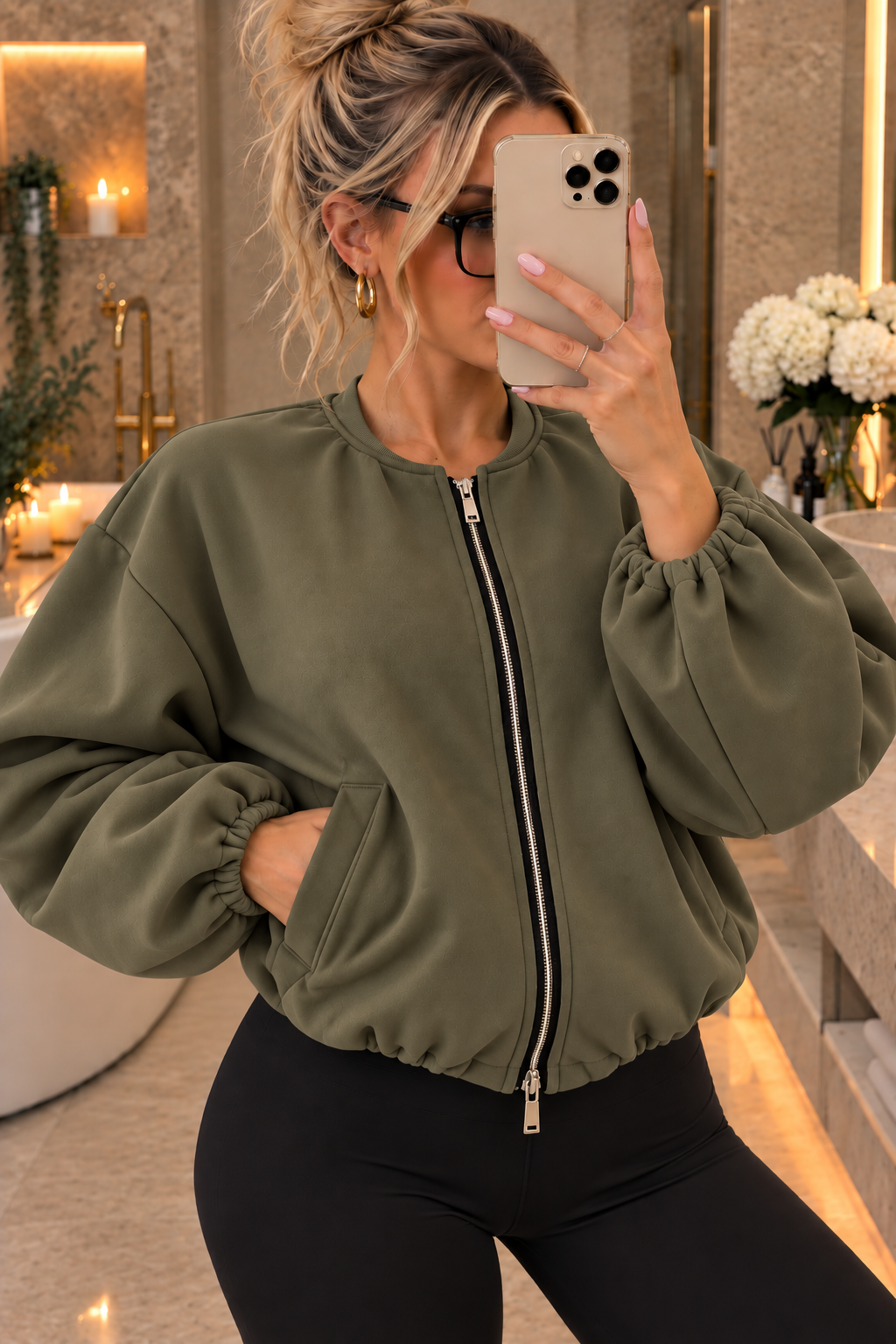 The Kubby Zipped Bomber Jacket
