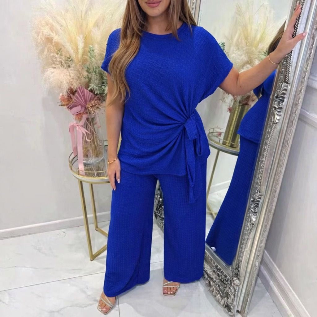 Maria Side Tie Two Piece Co Ord Set