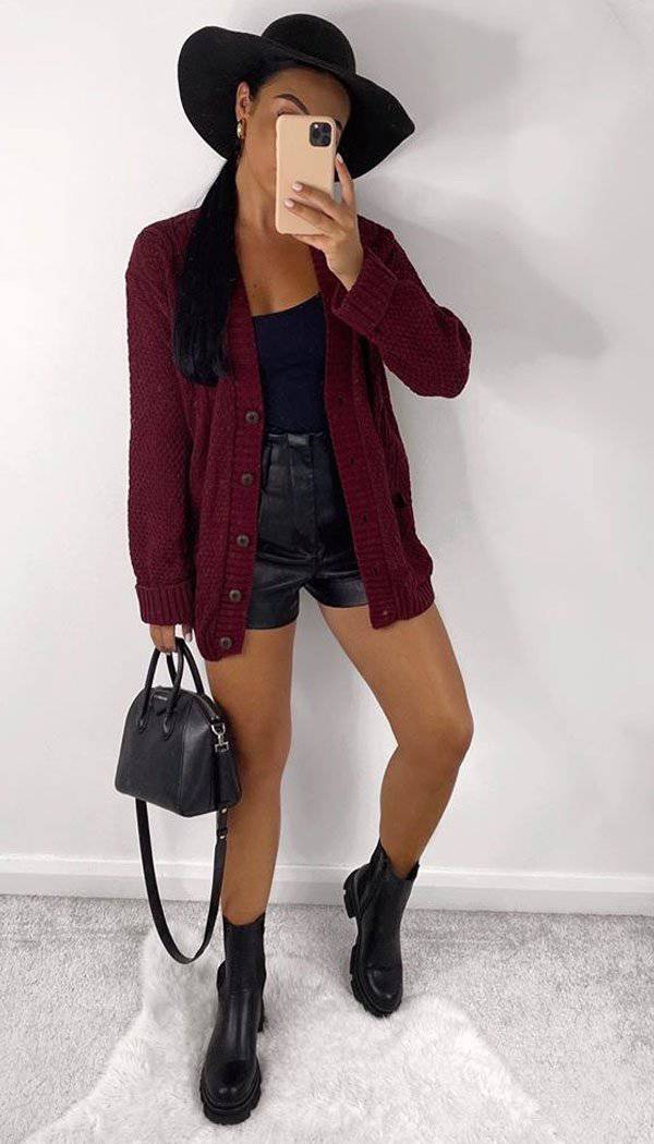 Knitted Boyfriend Button Cardigan - omgfashion.com