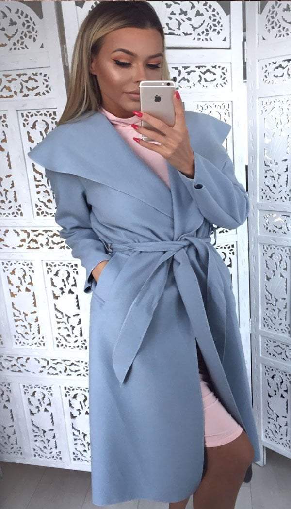 The Italian Waterfall Coat - omgfashion.com