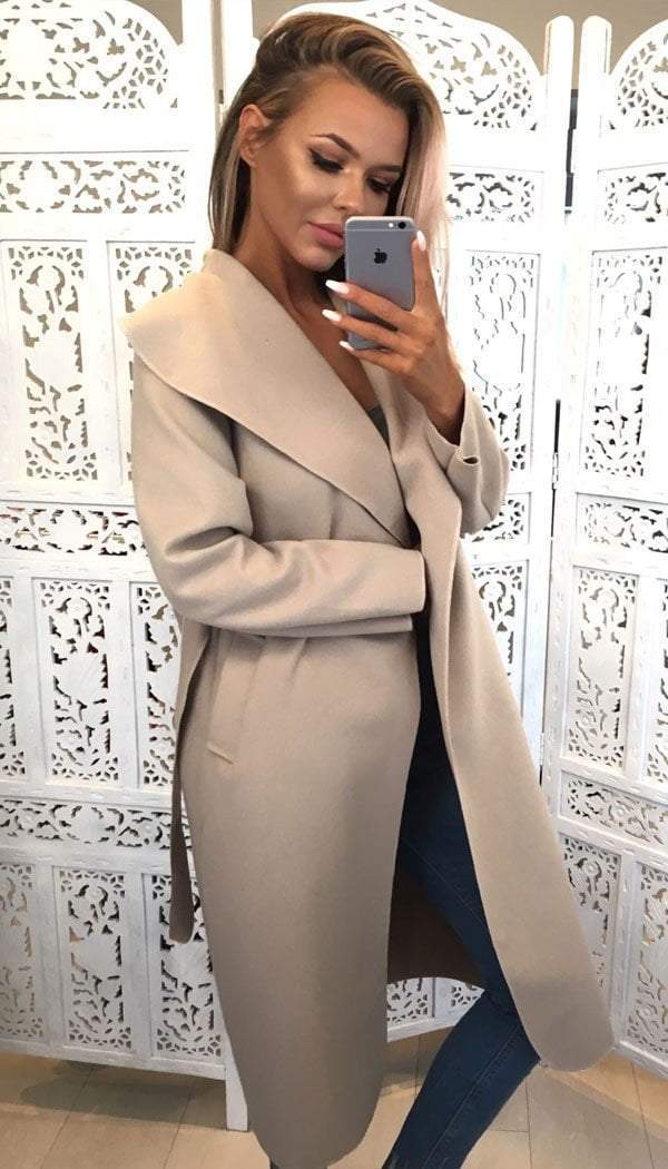 The Italian Waterfall Coat - omgfashion.com
