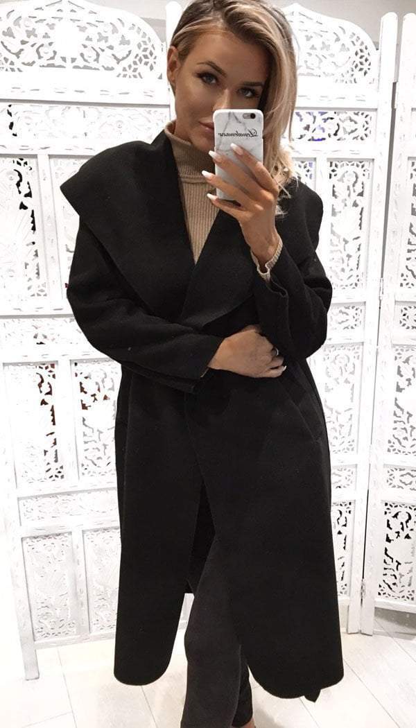 The Italian Waterfall Coat - omgfashion.com