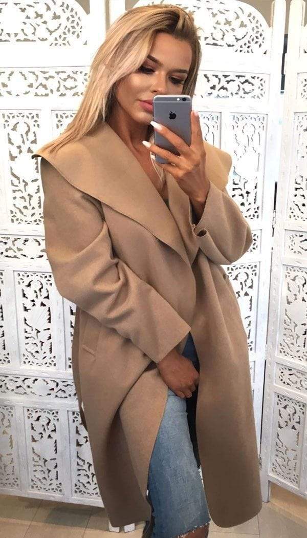 The Italian Waterfall Coat - omgfashion.com
