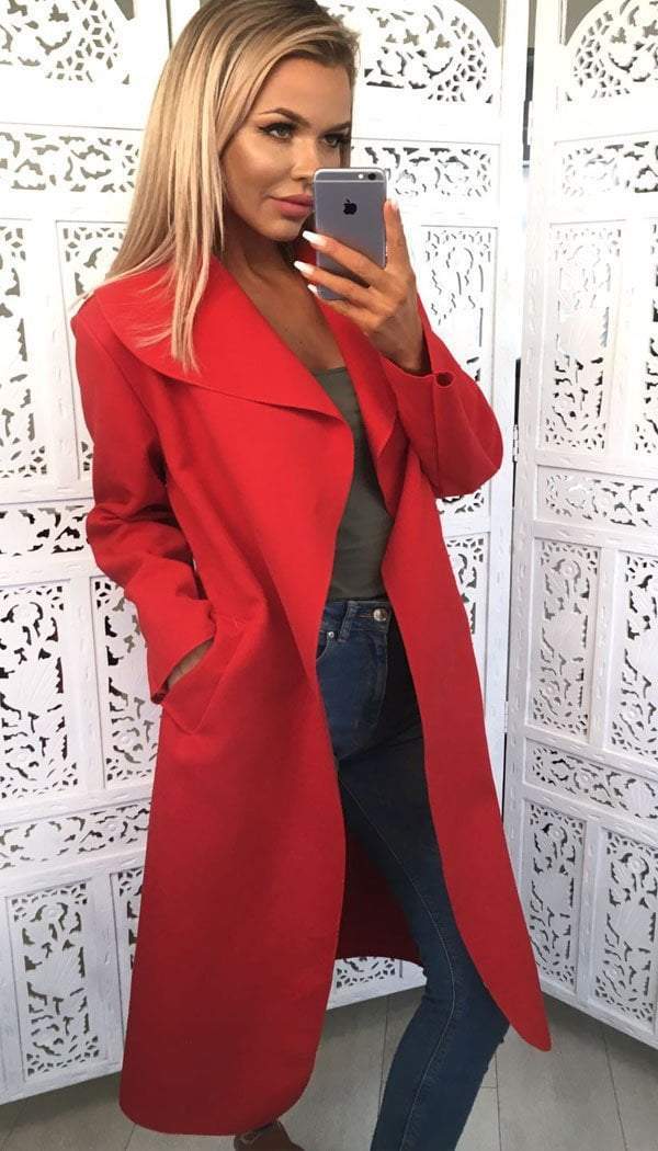 The Italian Waterfall Coat - omgfashion.com