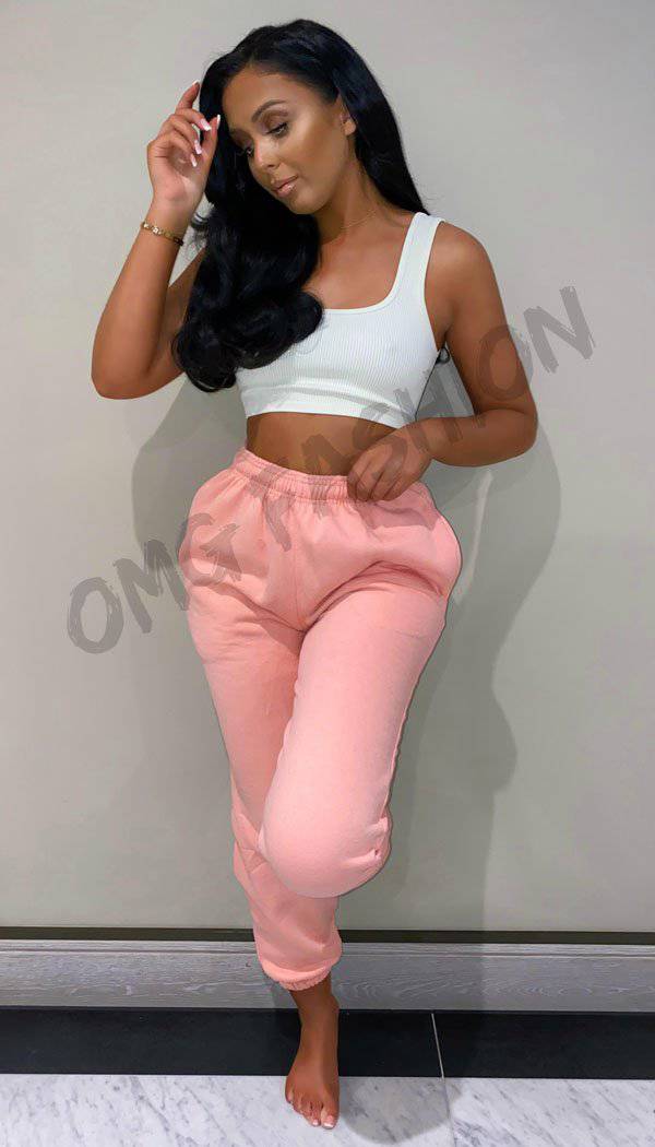 Elasticated Pocket Joggers - omgfashion.com