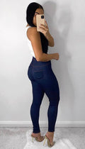 Comfy Denim Jeggings - omgfashion.com