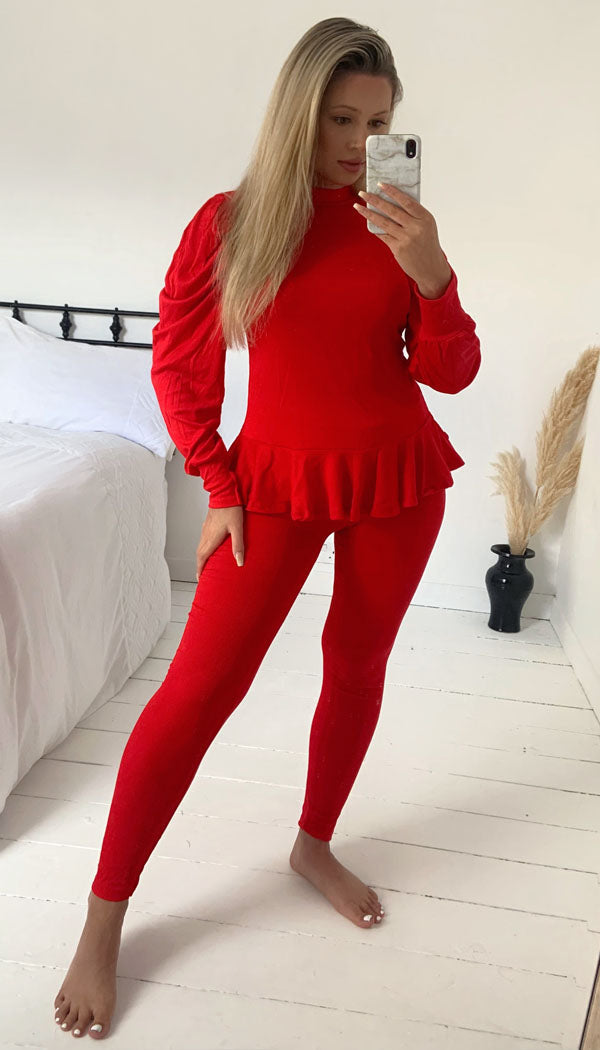 Princess Frill Two Piece Lounge Set