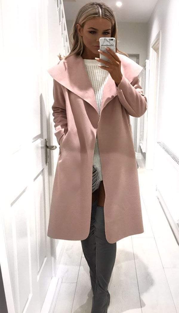 The Italian Waterfall Coat - omgfashion.com